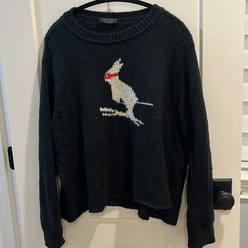 Ski bunny wool/mohair sweater